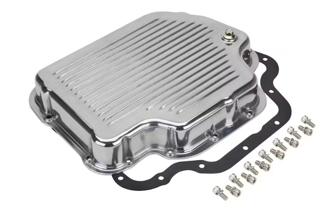 TH400 Trans/Sump Pan  Finned Alloy.